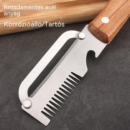 ✅Vásárolj 1-et, kapsz 1-et ingyen (2 termék) 🧅🔪 Multifunkcionális 3 az 1-ben konyhai hámozó: Meghámoz, felvág és kinyitja az üvegeket! 🔥4290256