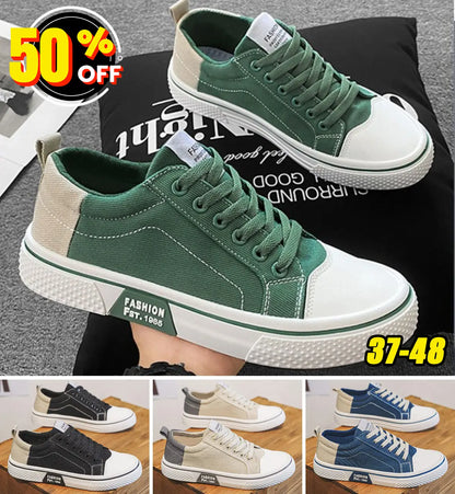 👟❤️【37-48】Moški platneni čevlji – udobni, zračni, z mehkim podplatom in vsestranski.