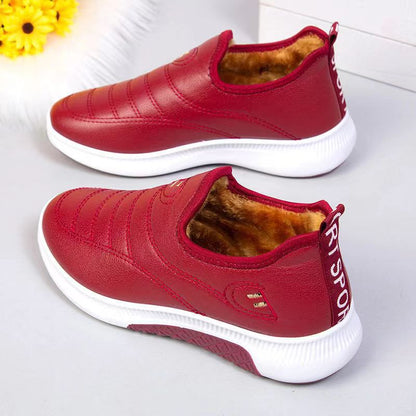 【35-41】 Ciepłe, wodoodporne buty na płaskiej podeszwie-3777484