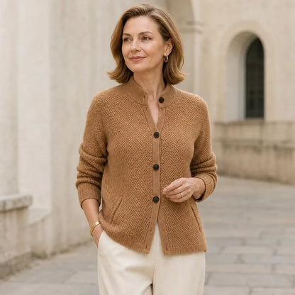 ⭐✨【Sleva 50 %】【S–2XL】Elegantní francouzská kašmírová bunda na podzim – lehká, hřejivá a všestranná