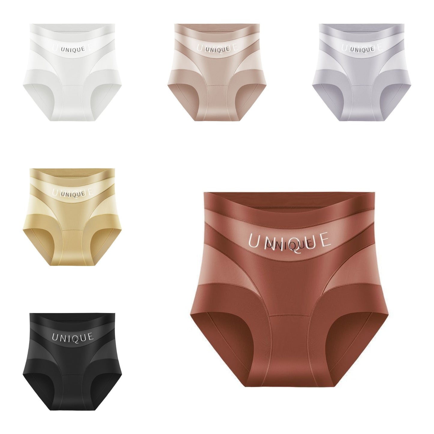 【6 paczek】💥 Dopasowana, wygodna, bezszwowa i oddychająca bielizna, która ujędrnia brzuch.-4224321