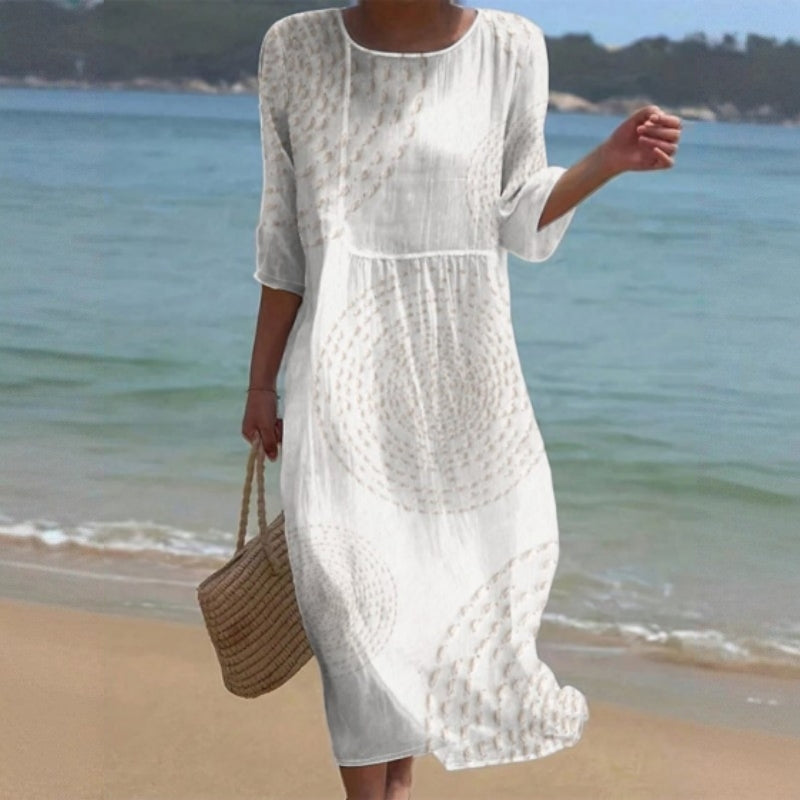 👗 Poslední den 50% slevy! 【XS-4XL】Elegantní letní volnočasové šaty – prodyšné, pohodlné, univerzální a zeštíhlující.