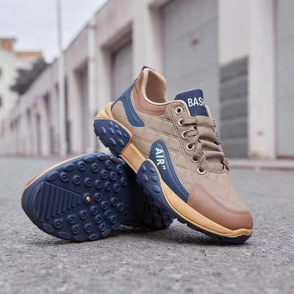 【39-44】Nowe męskie skórzane buty sportowe na co dzień 3847614