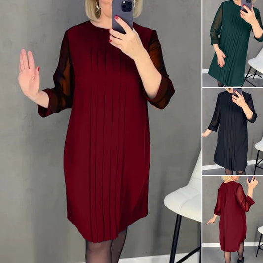 🔥🥰【S-5XL】2024 Nowa moda Oddychająca fajna sukienka-3718786