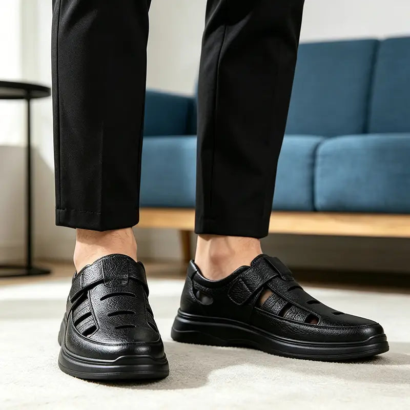【40-45】Pánské letní boty z pravé kůže – extrémně prodyšné, pohodlné na chůzi! 👞🌬️