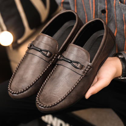 🔥🔥🥿Wiosenne i letnie niskie buty męskie wszechstronne, casualowe, oddychające buty skórzane-4017523