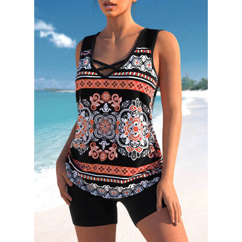 🏖️ Poslední den s 50% slevou【S-5XL】Nové lehké plavky s módním potiskem, rychleschnoucí materiál, prodyšné a pohodlné.🌊👙