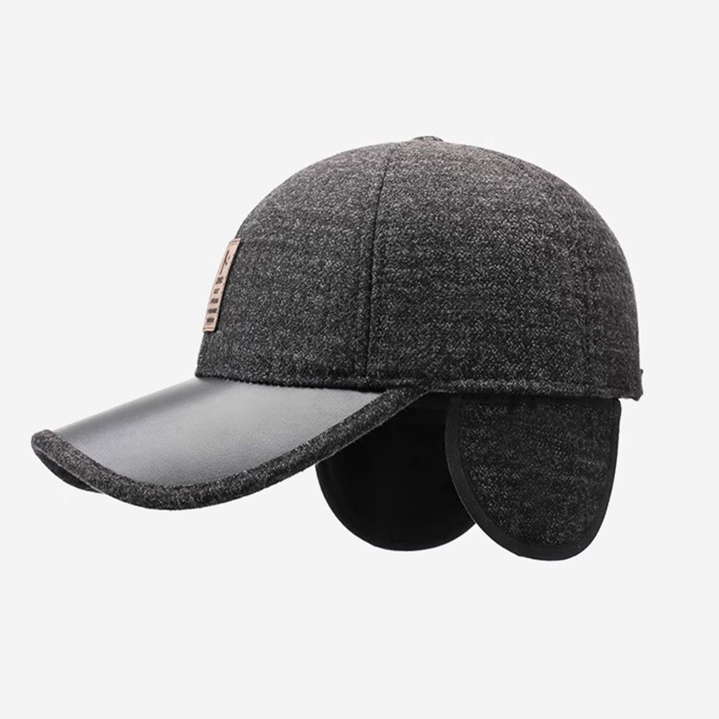 🧢🔥Męska zimowa, ciepła czapka baseballowa z nausznikami i podszewką z polaru, idealna na jesień i zimę.-4175970
