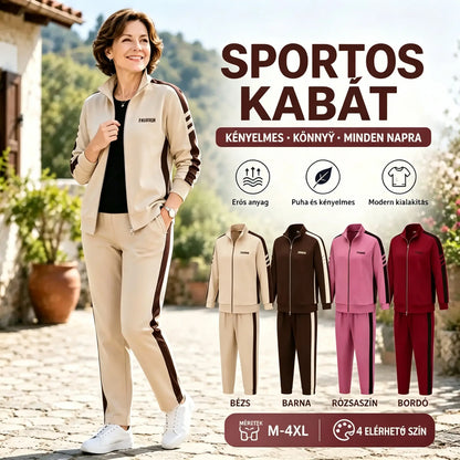⭐【50% kedvezmény】🔥【M-5XL】【Dzseki + Nadrág】😍 Új, hétköznapi őszi sportruházat-szett, nagy méretekben
