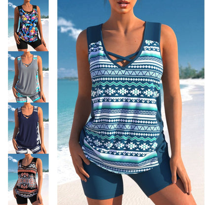 🏖️ Poslední den s 50% slevou【S-5XL】Nové lehké plavky s módním potiskem, rychleschnoucí materiál, prodyšné a pohodlné.🌊👙