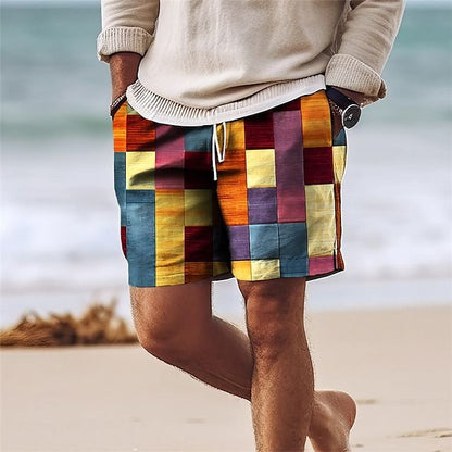 🔥 (S-6XL)【Letní výprodej】Pánské plážové kraťasy - ležérní letní design, široký výběr 🩳 Ideální na dovolenou i každodenní nošení, všestranný kousek! ☀️