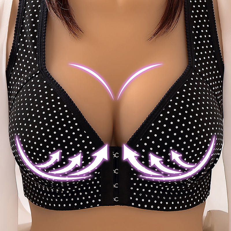 💕【3dílná sada】Letní dámská prodyšná podprsenka bez kostic s push-up efektem