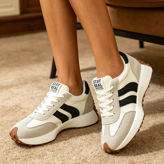 Hétköznapi vastag talpú sportcipő – retro stílus, könnyed léptek, egész napos maximális kényelem! 👟✨