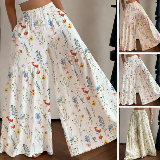 🌸【S-2XL】Stylové dámské kalhoty se širokými nohavicemi ✨ Pohodlný střih, elegantní a snadno kombinovatelný 💕