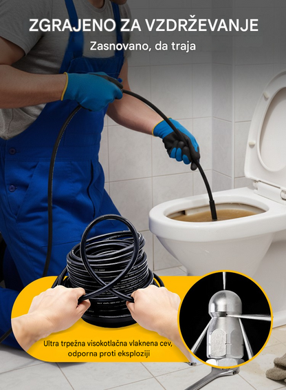 🔗Orodje za čiščenje smeti za priklop na avtopralnico 🚰Čistilo za smeti v kopalnici/kuhnji 🧹Visokotlačni vodni curek za hitro sproščanje, odporen proti visokemu tlaku in neprepusten 💧Nepogrešljiv pripomoček v vsakem domu