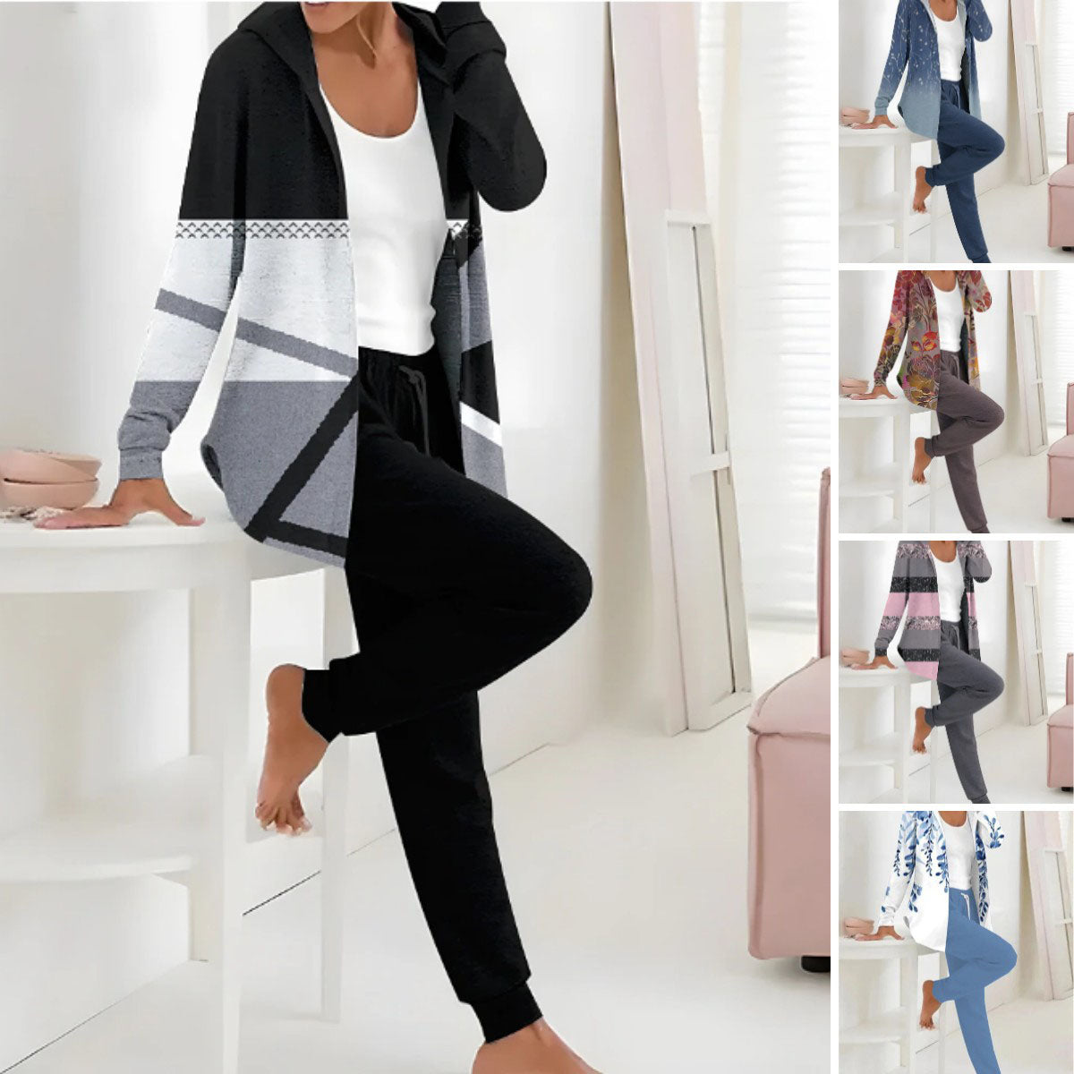 💃 Letní speciální nabídka 💖【S–3XL】 Dámská letní ležérní sportovní souprava s potiskem – prodyšná, pohodlná a snadno kombinovatelná.