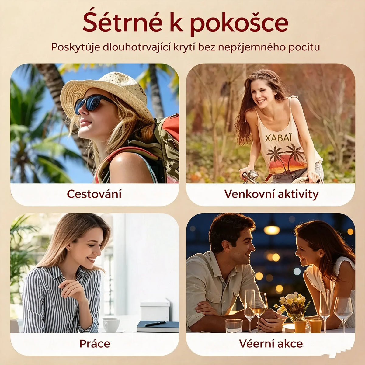 🎁 Sada 3 kusů 🎉 Oboustranná korekční tyčinka ve tvaru V s odnímatelným štětečkem
