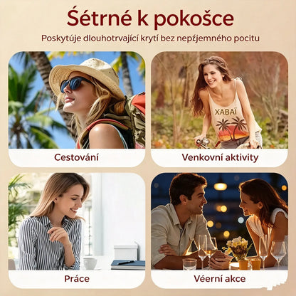 🎁 Sada 3 kusů 🎉 Oboustranná korekční tyčinka ve tvaru V s odnímatelným štětečkem