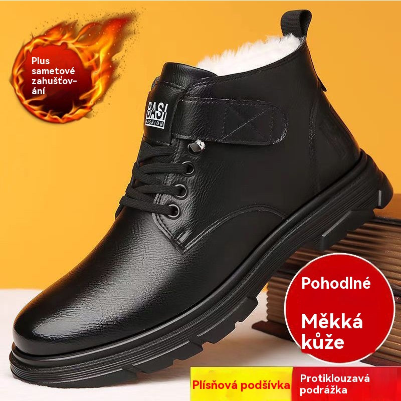 【39-44】🔥Bawełniane buty zimowe, podszewka z wełny, buty casualowe w stylu brytyjskim 4176907