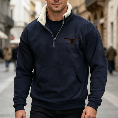 ⏳ Poslední den – sleva 50 % 👔【S–4XL】Nová podzimní/zimní pánská volná mikina, pohodlná a hřejivá