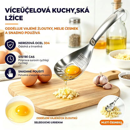 🔥50% sleva🔥🥄Multifunkční lžíce a sítko z nerezové oceli 304