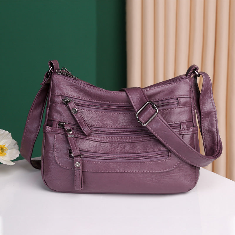 🔥【Oferta ograniczona czasowo】Stylowa torba na ramię wykonana z miękkiej skóry o dużej pojemności-4211263