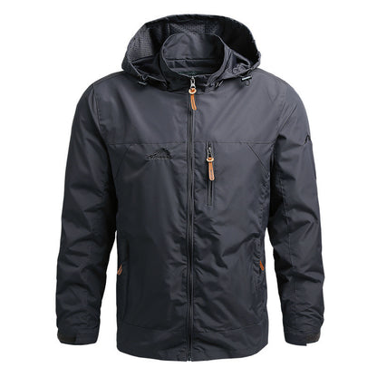 🛡️【M-5XL】🧥 Pánská outdoorová bunda s kapucí, volný střih, časově omezená nabídka