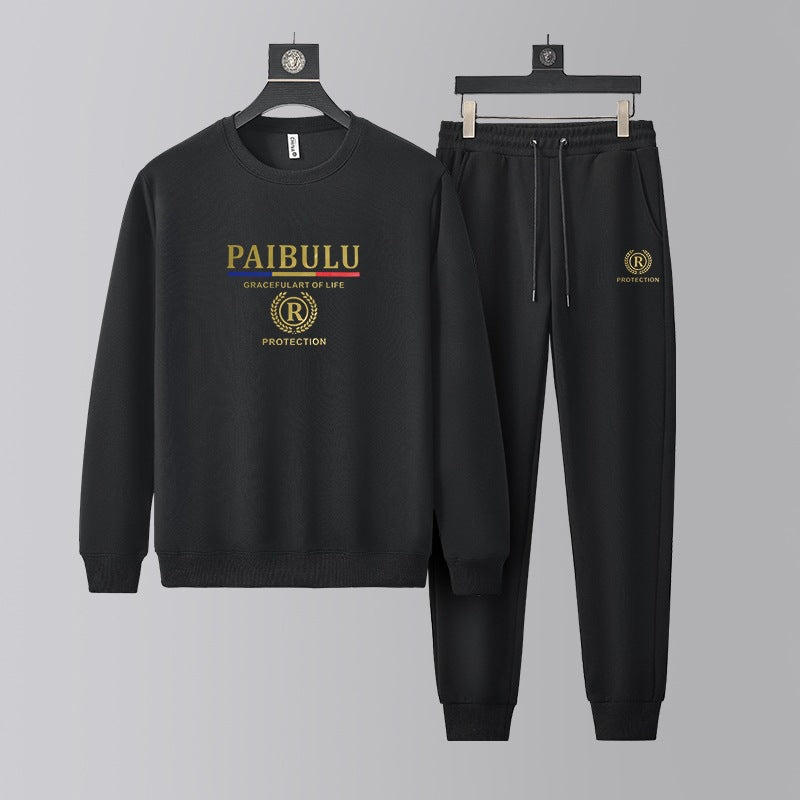 🔥 Pánská podzimní volnočasová sportovní souprava, novinka 👕👖【Mikina + kalhoty】