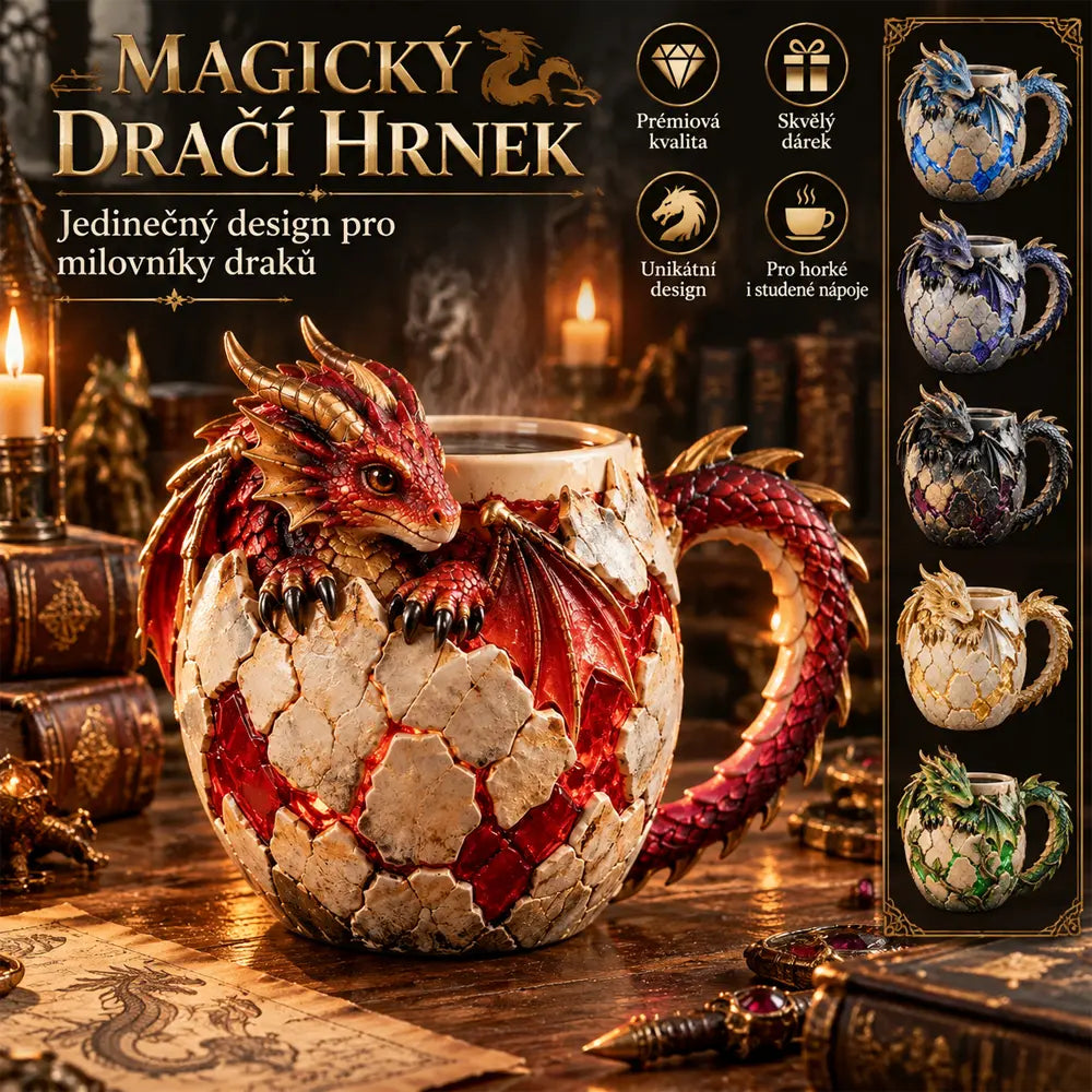 🐉Série hrnků s dračí tematikou 💧