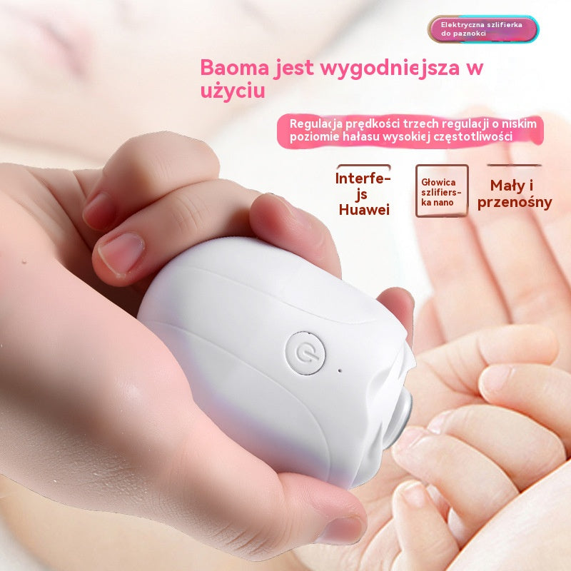 💅 Kup 1 sztukę i otrzymaj 1 za darmo! ✨ Automatyczny pilnik do paznokci (1 sztuka) do bezpiecznej i delikatnej pielęgnacji paznokci 👶-4187325