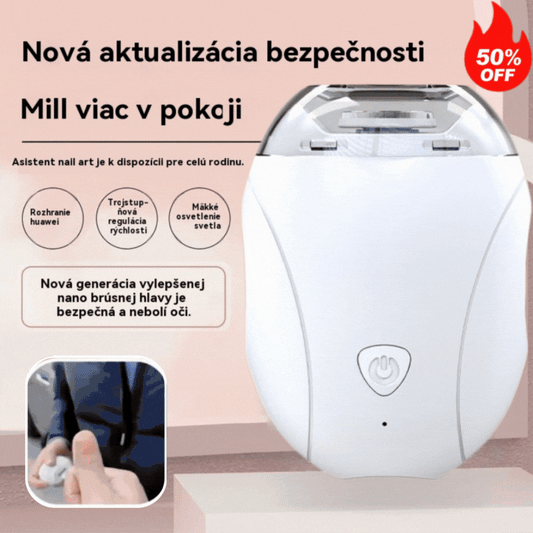 💅 ✨ Nová verze 2025! Automatický pilník na nehty – bezpečná a šetrná péče o nehty 👶🔧 4182037