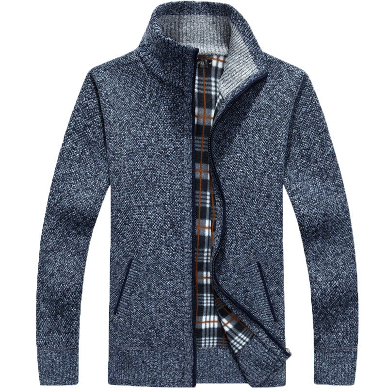 🔥【M~3XL】2025 męski sweter oversize z luźnym zamkiem-4145996