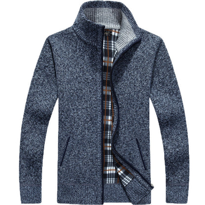 🔥【M~3XL】2025 męski sweter oversize z luźnym zamkiem-4145996
