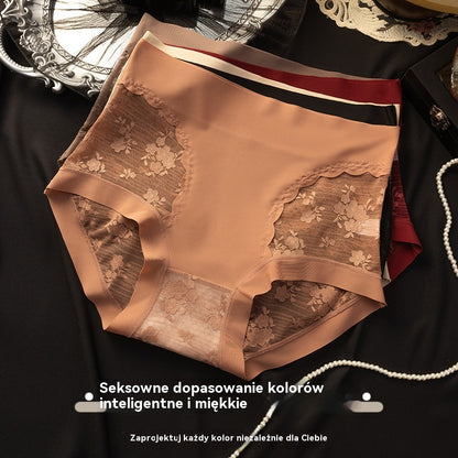 💖💥【Zestaw 5 elementów】 - Damskie bezszwowe koronkowe majtki, wysoka elastyczność, modelowanie i modelowanie brzucha, podnoszenie pośladków-4222502