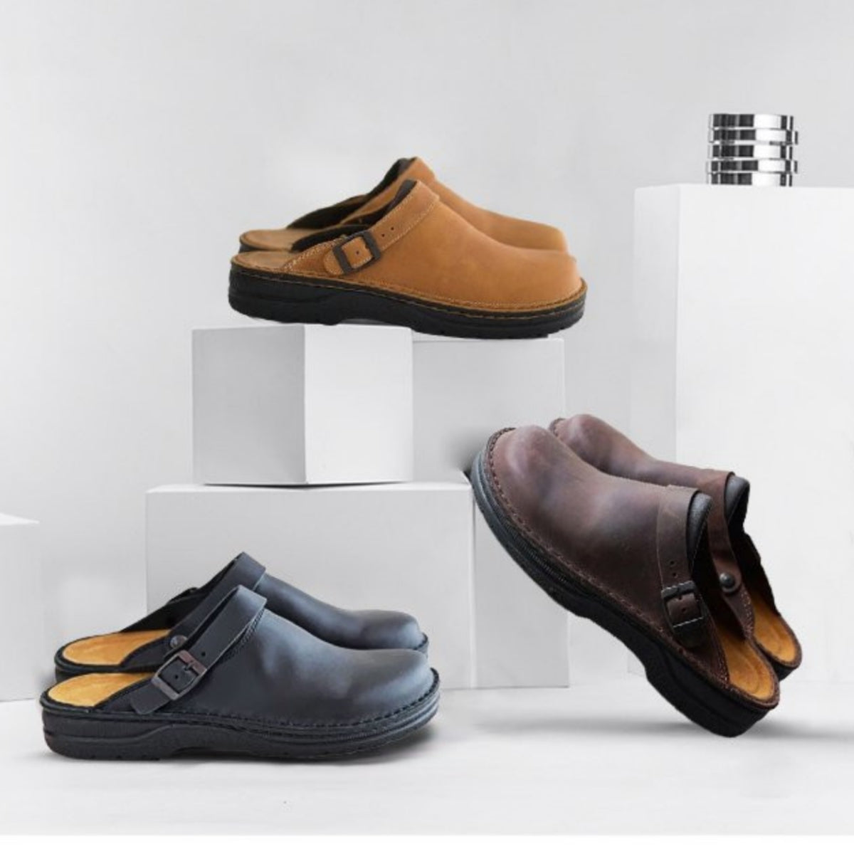 ✨【38-48】😎 Ανδρικές casual παντόφλες με μαλακή σόλα. Κομψά και άνετα καλοκαιρινά παπούτσια 👣