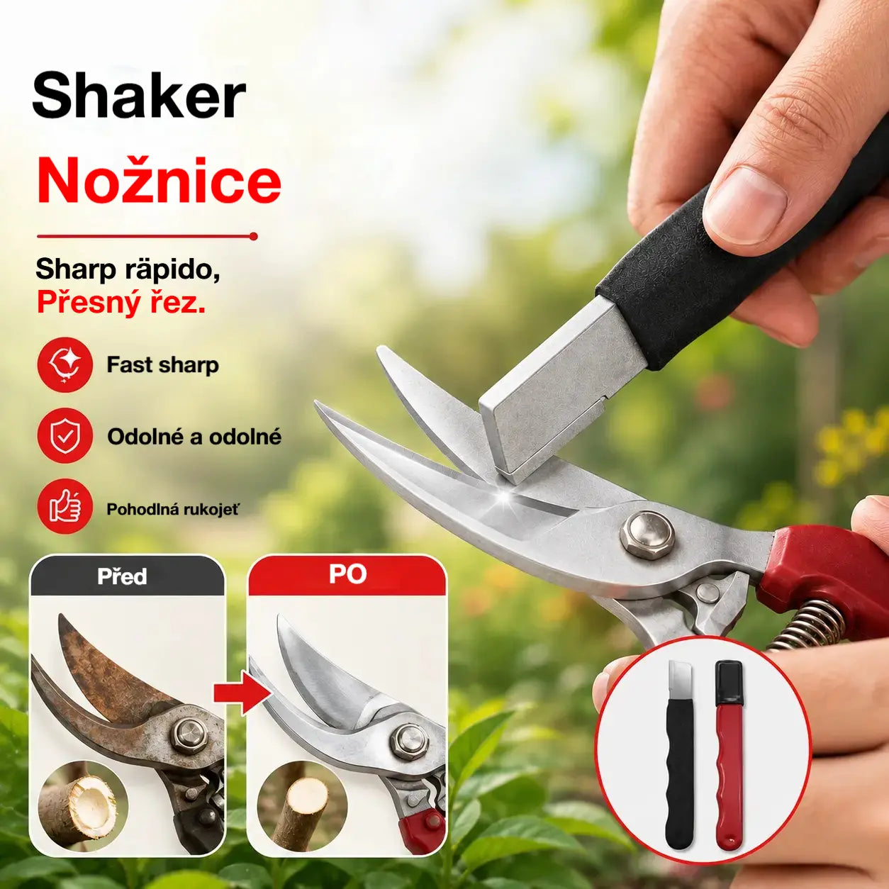 ⭐🔪💥50% sleva💥【Balení 10 kusů】 Přenosné venkovní brousky na nůžky a nože
