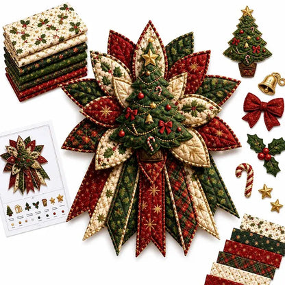 🎄🎄🎁Sada na zavěšení dveří - ručně vyráběná patchworková dekorace