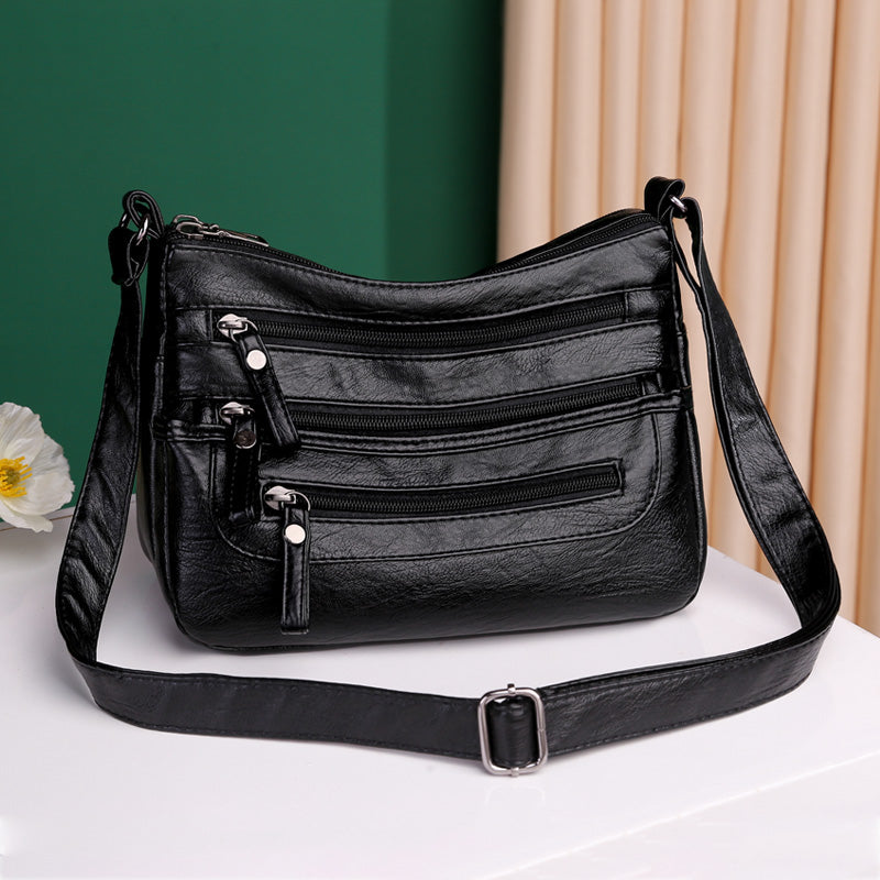 🔥【Oferta ograniczona czasowo】Stylowa torba na ramię wykonana z miękkiej skóry o dużej pojemności-4211263