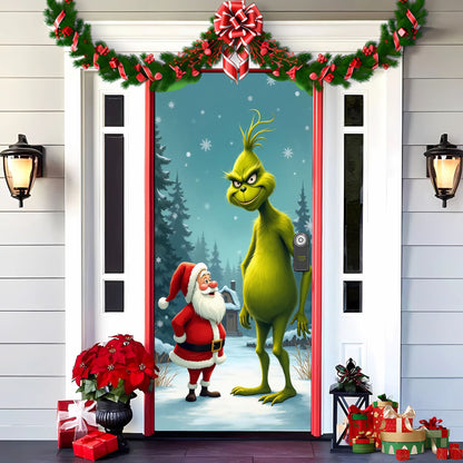 🎄 Venta anticipada de Navidad: 🎅 Decoraciones navideñas para puertas 4130249