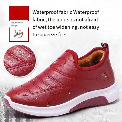 【35-41】 Ciepłe, wodoodporne buty na płaskiej podeszwie-3777484