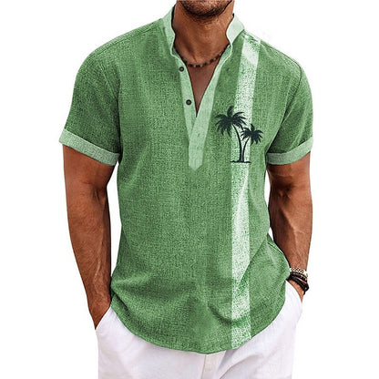 🧢🌴【S-6XL】Pánská ležérní košile 2026 ☀️ Z bavlny, ideální na dovolenou