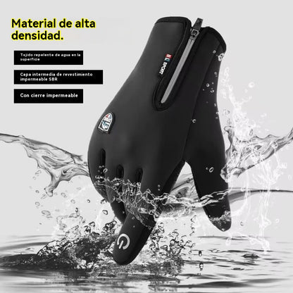 ❄️⛷️Podzimní a zimní outdoorové cyklistické a lezecké rukavice, teplé lyžařské rukavice, nepromokavé a větruodolné vlněné rukavice🧤 4196206