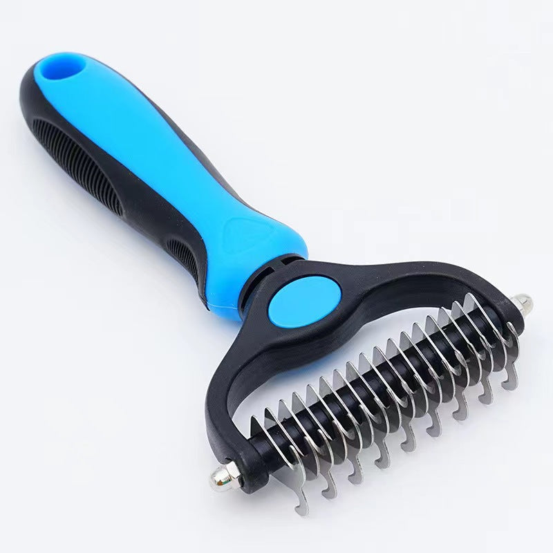 🐾 Herramienta profesional para eliminar el pelo muerto de perros y gatos: suave, eficaz y un hogar libre de pelo ✨💖