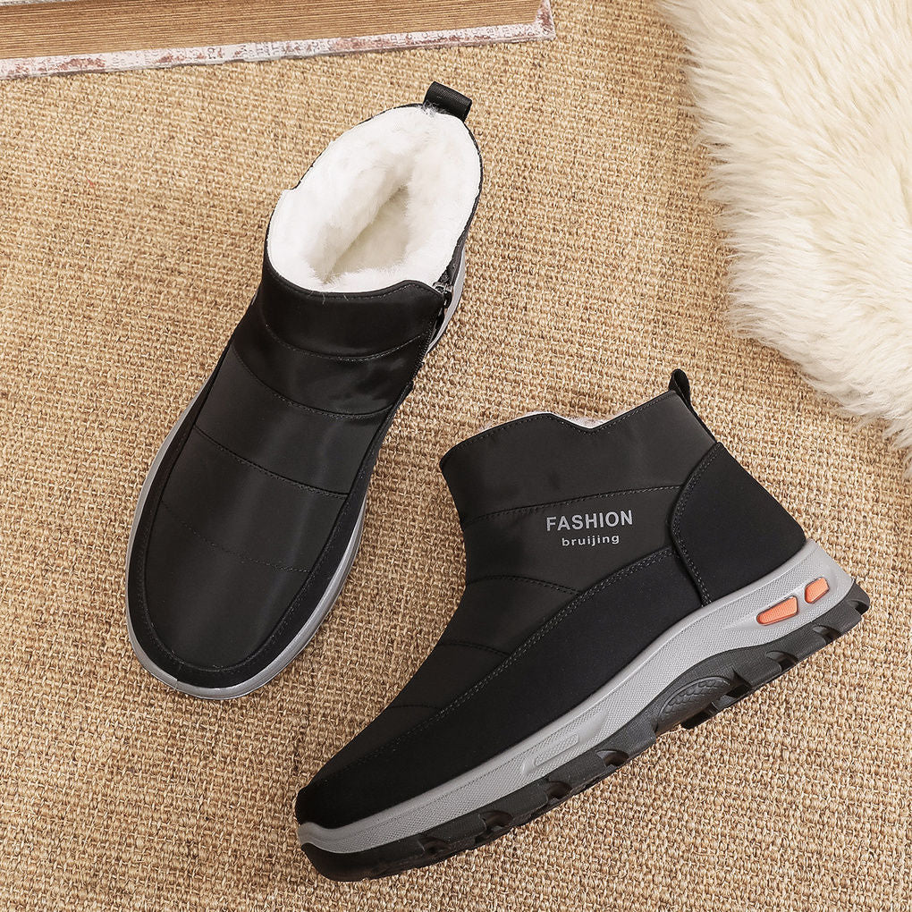 🔥【39-45】👟Moški zimski čevlji iz čistega bombaža, žameta in debelega krzna. 4145732