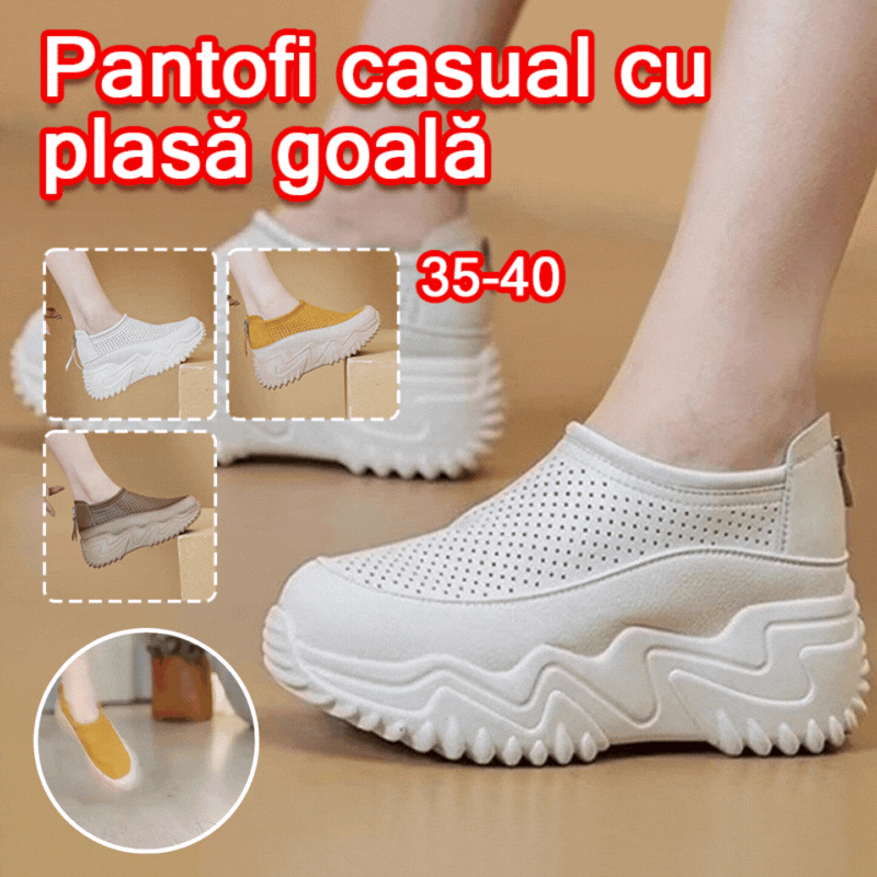 🔥👡【35-40】Nové letní sandály z pravé kůže s prodyšnou silnou podrážkou a dutou podrážkou