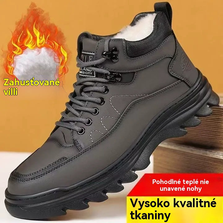 ❄️【39-44】Nové pánské boty, pohodlné, lehké, s fleecovou podšívkou a extra teplé 4181144