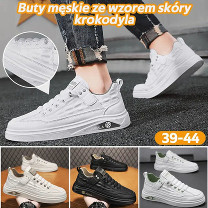 ✨ Podzimní novinka [39–44] Pánské prodyšné volnočasové boty – kožené tenisky s tlustou podrážkou