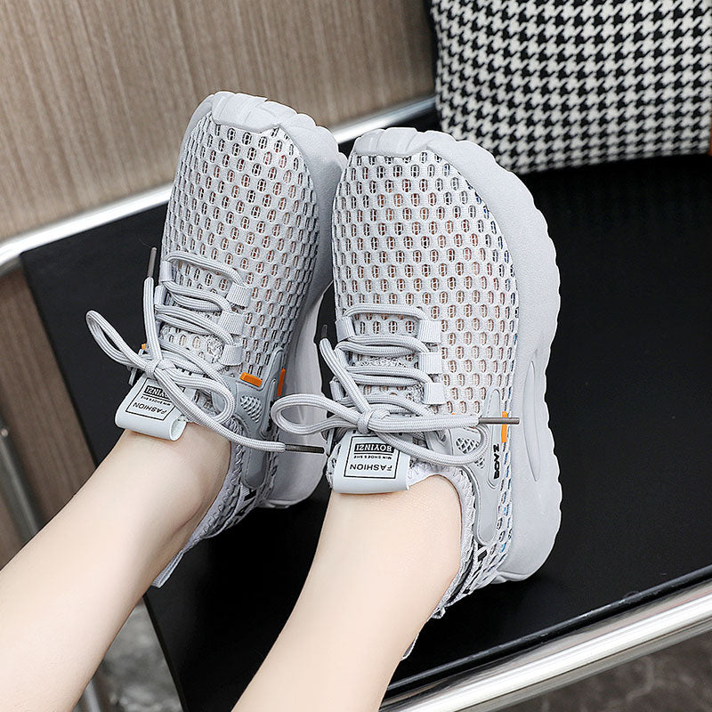 ✨ 【35-40】 Letnie, codzienne, ultralekkie, ultra oddychające buty sportowe damskie z siateczki-3924655