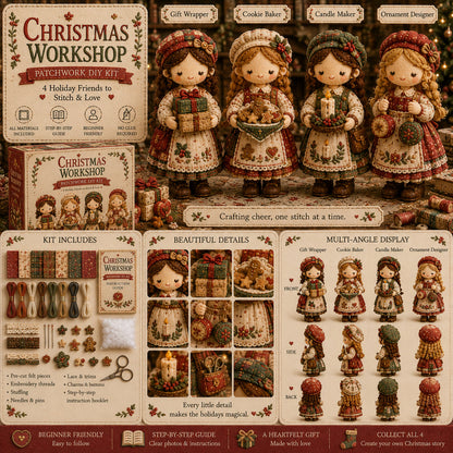 🧵🎁Poslední den: Využijte slevu 49 %!  Miniaturní patchworková sada ze série Miniature World.