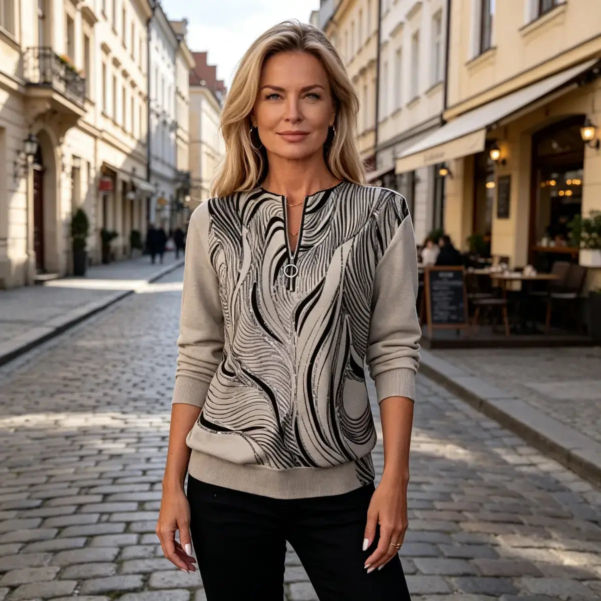 🌺🔥【S-5XL】Nejprodávanější dámská pruhovaná košile s dlouhým rukávem a zapínáním na knoflíky - ležérní styl
